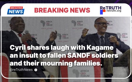 Ramaphosa Under Fire for Sharing Stage and Laughs with Kagame Amid SANDF Soldier Deaths