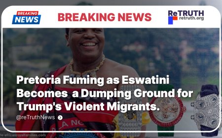 Pretoria Fuming as Eswatini Becomes a Dumping Ground for Trump's Violent Migrants.