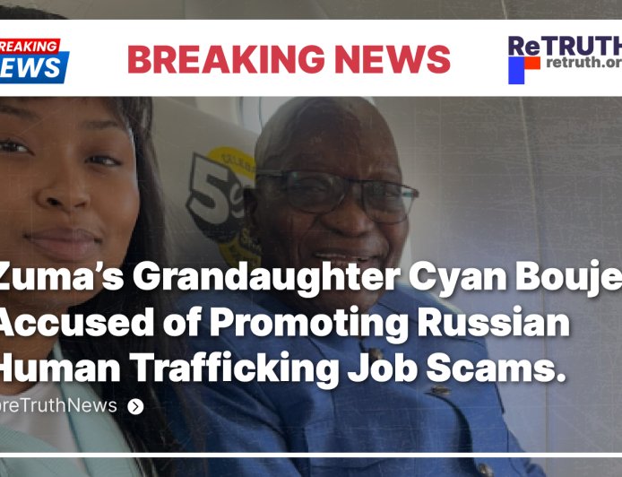 Jacob Zuma’s Granddaughter Cyan Boujee Accused of Promoting Russian Human Trafficking Job Scams